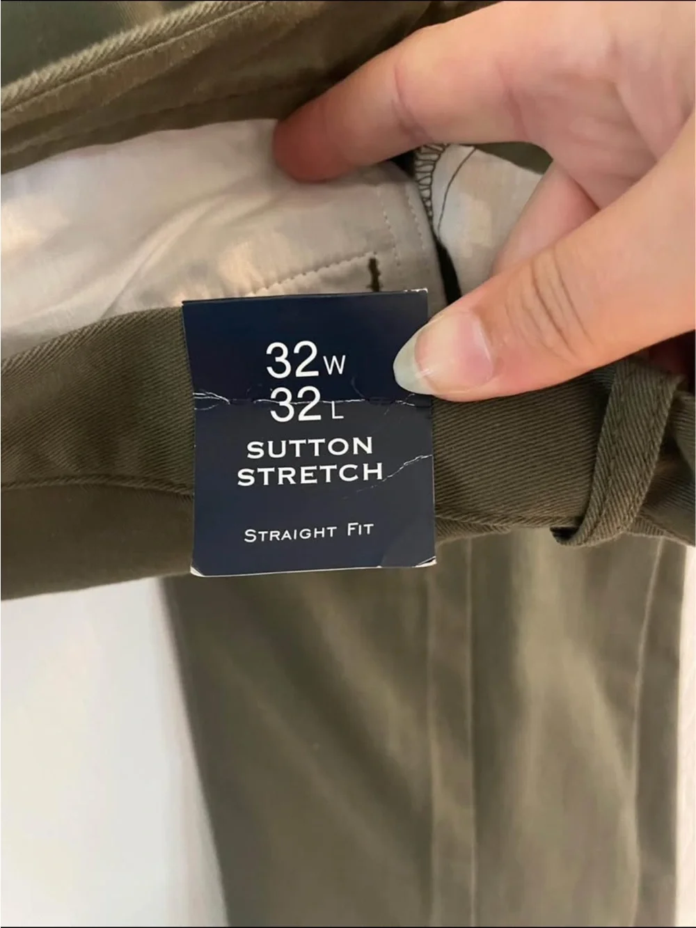 J. Crew Men's Olive Chinos